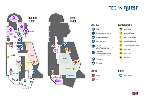 Map of Techniquest